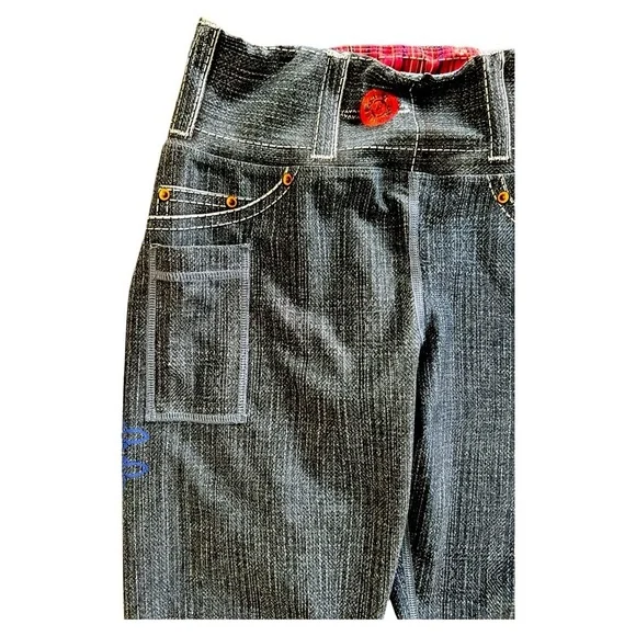 INKnBURN denim mid calf capri leggings size 2 - Picture 4 of 4